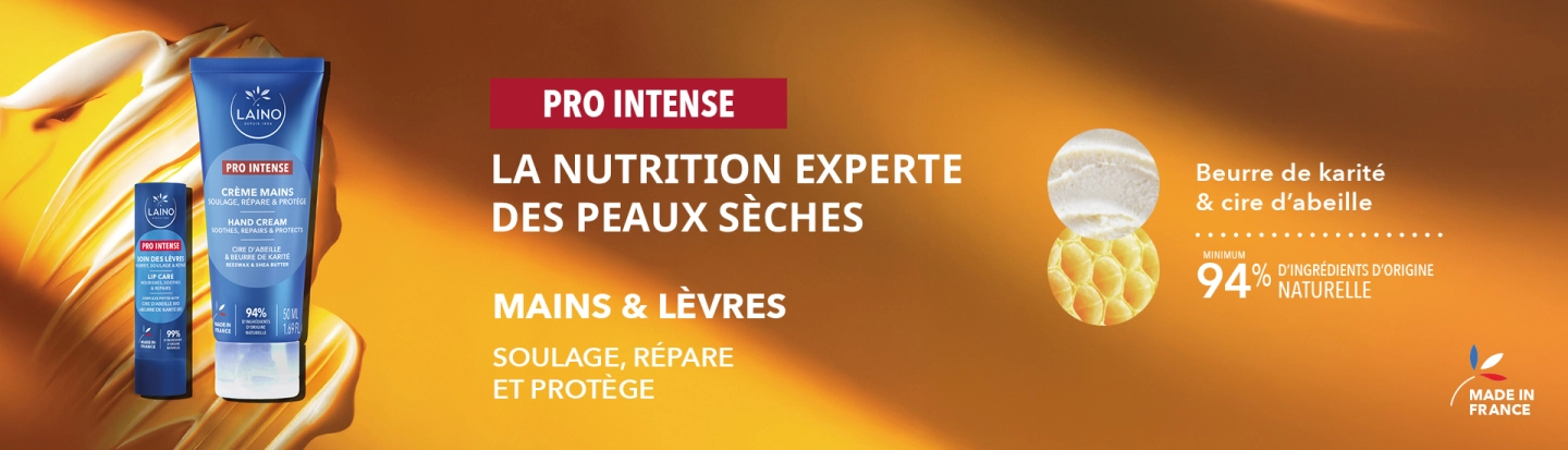 Crème mains et stick lèvre pro intense - Laino