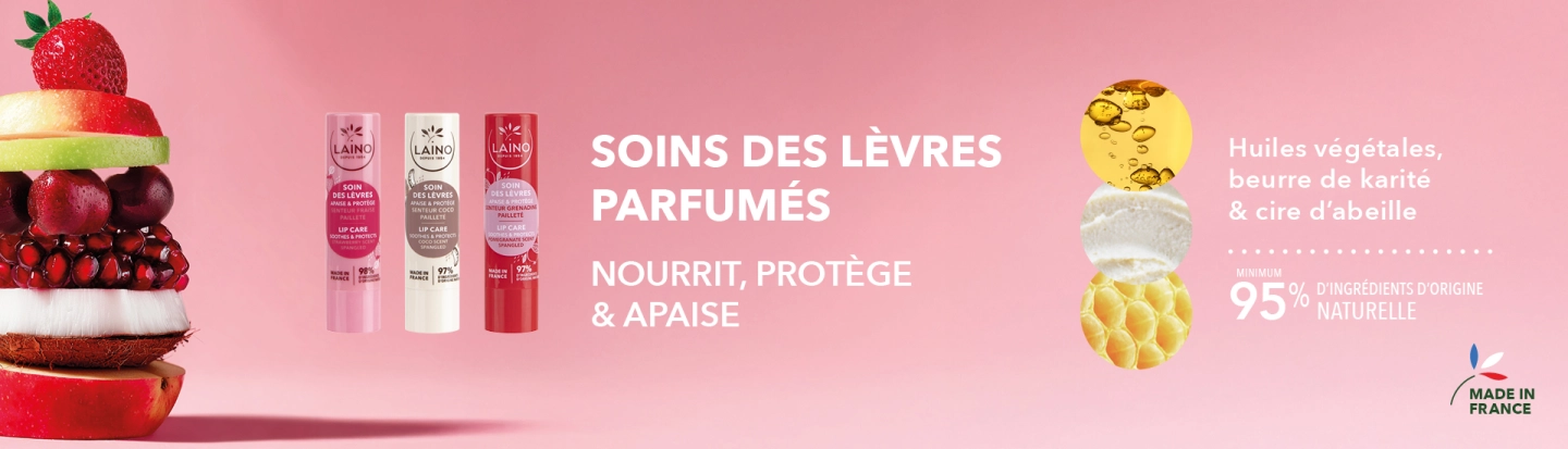 Stick soins des lèvres parfumés - Laino