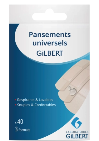 LABORATOIRES GILBERT Pansements universels - 40 unités