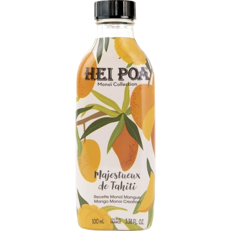 HEI POA Huile Pur Monoï de Tahiti - Majestueux - Mangue Huile de monoï