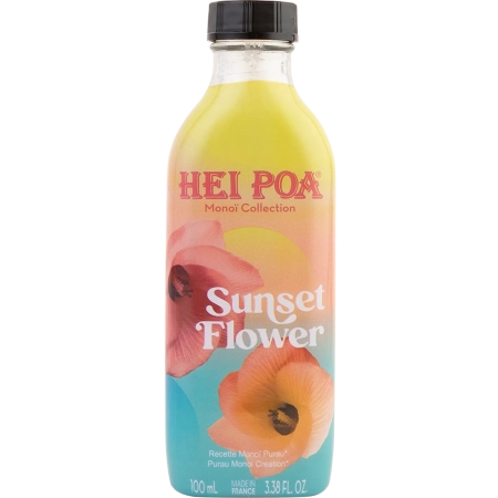 HEI POA Huile Pur Monoï de Tahiti - Sunset flower Huile de monoï