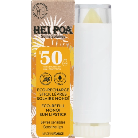 HEI POA Eco-recharge Stick Lèvres Solaire SPF50 Solaire