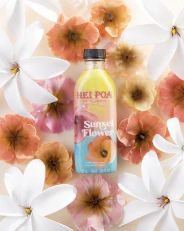 Ambiances Huile Pur Monoï de Tahiti - Sunset flower Huile de monoï
