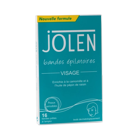JOLEN Bandes de cire épilatoires - Visage