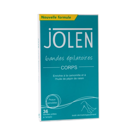 JOLEN Bandes de cire épilatoires - Corps