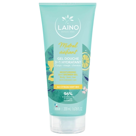 LAINO Gel douche 3 en 1 - Citron vert Bio