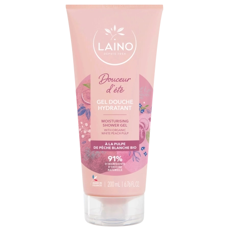 LAINO Gel douche - Pêche Bio
