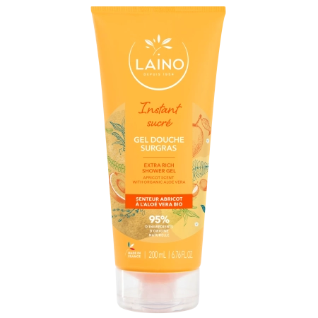 LAINO Gel douche - Aloé vera Bio et abricot