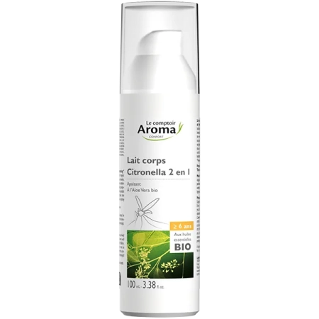LE COMPTOIR AROMA Lait corps apaisant et hydratant - Aux huiles essentielles Bio