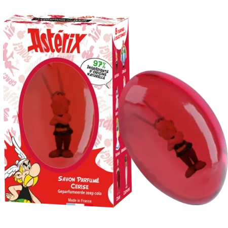 LE COMPTOIR DU BAIN Savon solide - Cerise - Astérix Savon solide parfum cerise Astérix