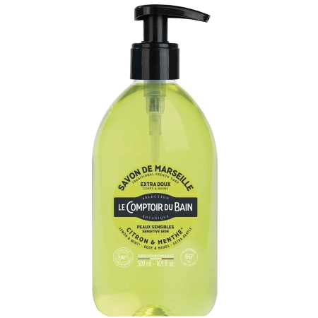 LE COMPTOIR DU BAIN Savon liquide - Citron menthe