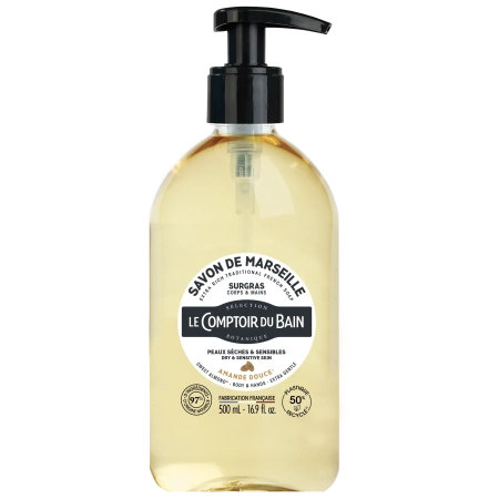 LE COMPTOIR DU BAIN Savon liquide surgras - Amande