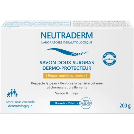 NEUTRADERM Savon doux surgras - Dermo-Protecteur