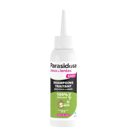 PARASIDOSE POUX ET LENTES Shampoing traitant anti-poux et lentes