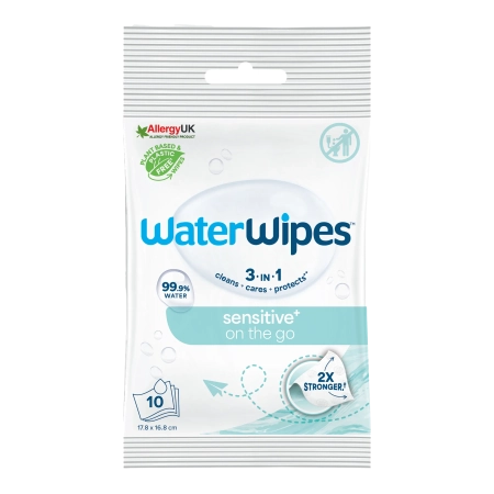 WATERWIPES Lingettes nomades - On the go - 10 unités