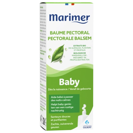 MARIMER Baume pectoral bébé - Certifié Bio