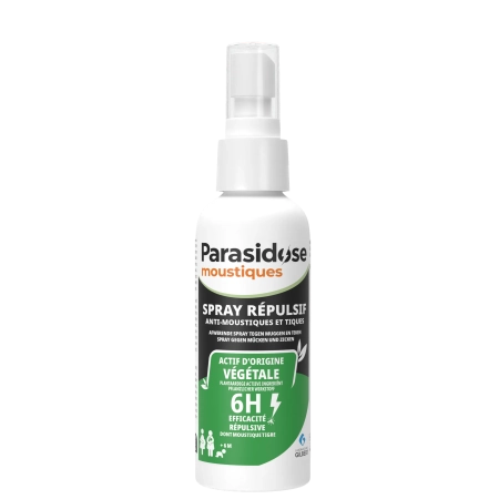 PARASIDOSE MOUSTIQUE Spray répulsif anti-moustiques