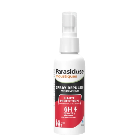 PARASIDOSE MOUSTIQUE Spray répulsif anti-moustiques - Zones tropicales